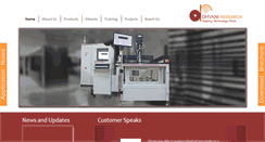 Desktop Screenshot of dhvani-research.com